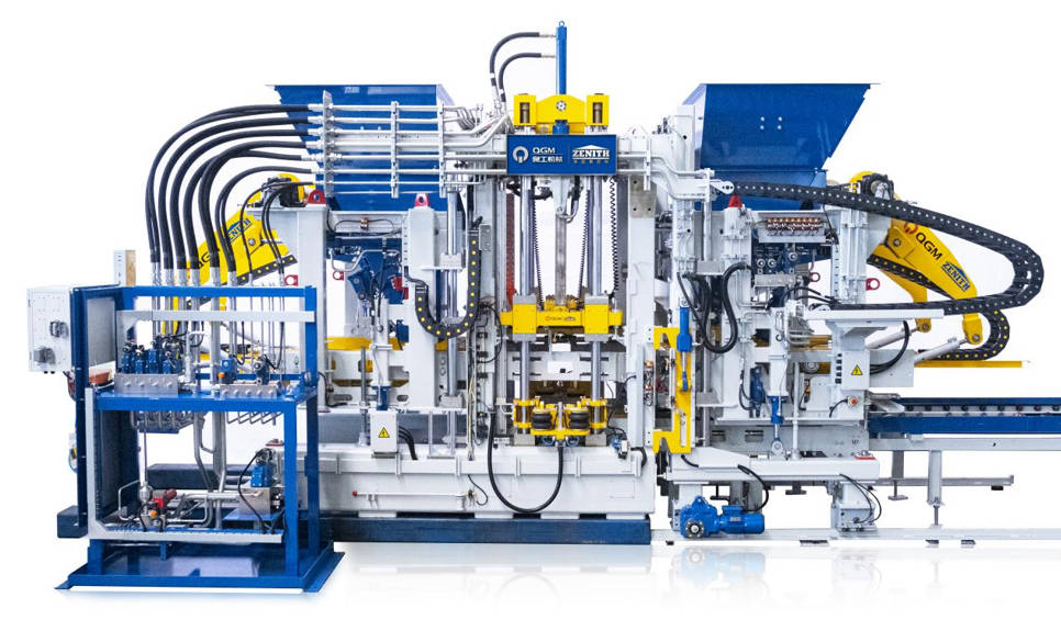उच्च प्रदर्शन कंक्रीट ब्लकहरूको लागि उन्नत ईंट मेसिन
